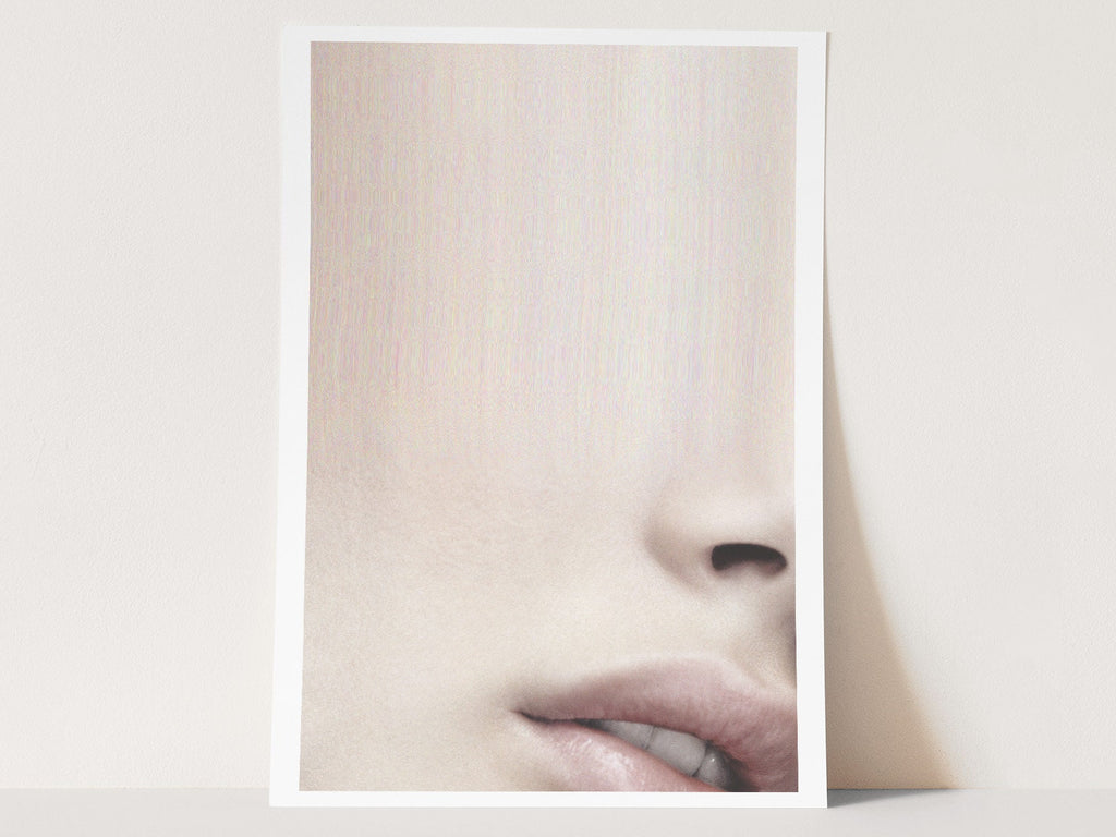 Sensual Minimal Glitch Photo Artwork - Eclectic Funky Bohemian Wall Decor for Bedroom, Living Room, Office | Untitled (221) Giclée Print