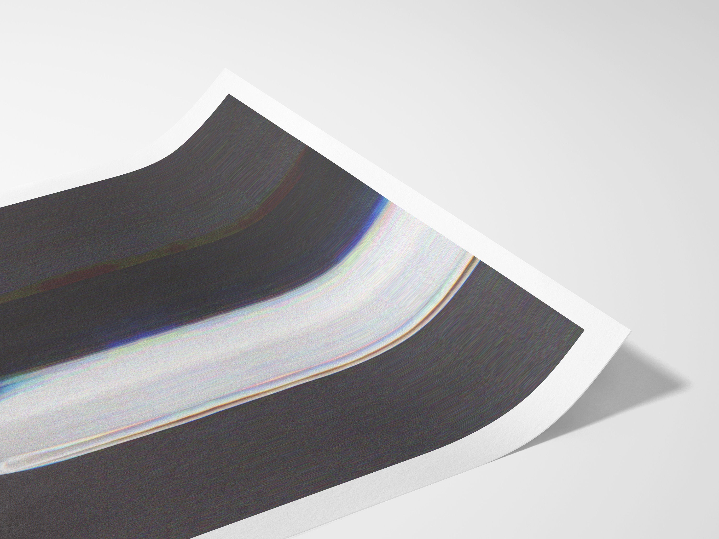 Dark Moody Black and White Altered Photo Artwork - Funky Feminine Postmodern Wall Decor for Home, Office | Untitled (222) Giclée Print