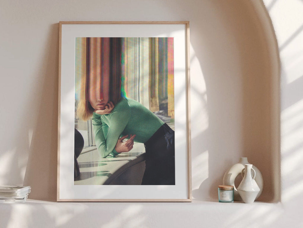 Altered Women's Portrait Photo - Eclectic Feminine / Feminist Wall Art for Home, Office, Living Room, Bedroom | Untitled (223) Giclée Print