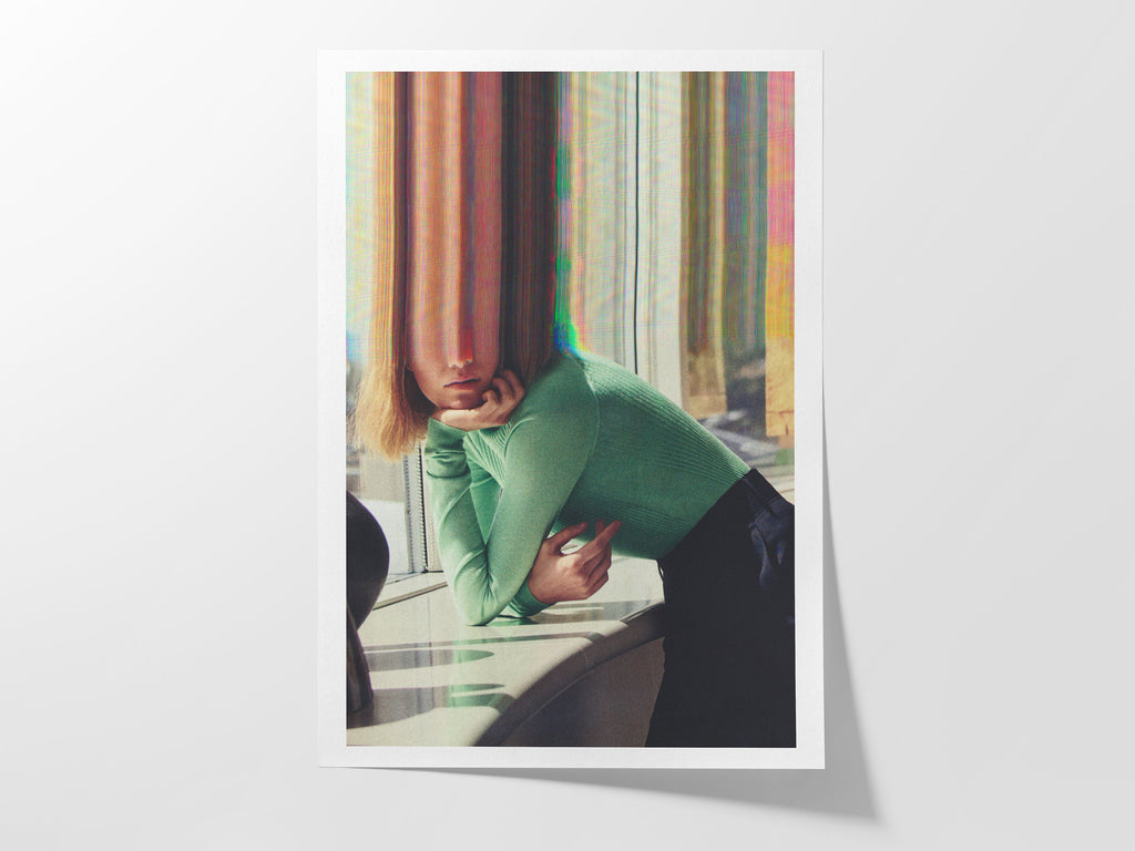 Altered Women's Portrait Photo - Eclectic Feminine / Feminist Wall Art for Home, Office, Living Room, Bedroom | Untitled (223) Giclée Print