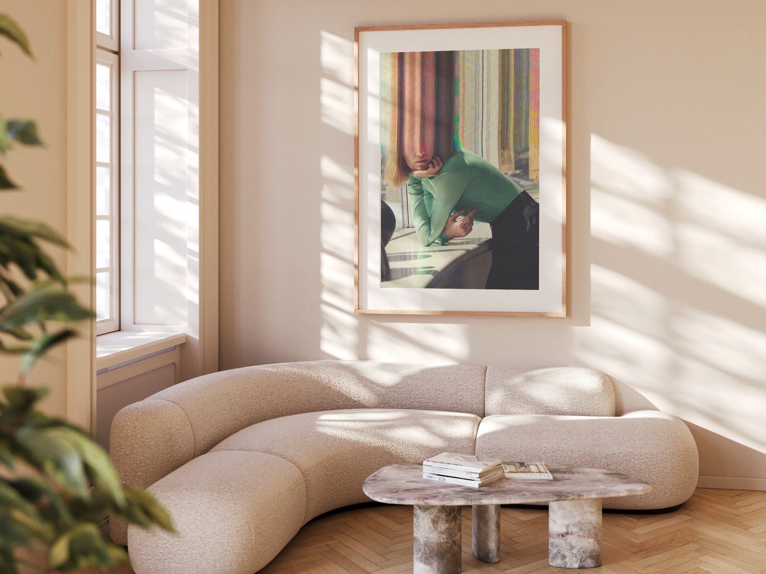 Altered Women's Portrait Photo - Eclectic Feminine / Feminist Wall Art for Home, Office, Living Room, Bedroom | Untitled (223) Giclée Print