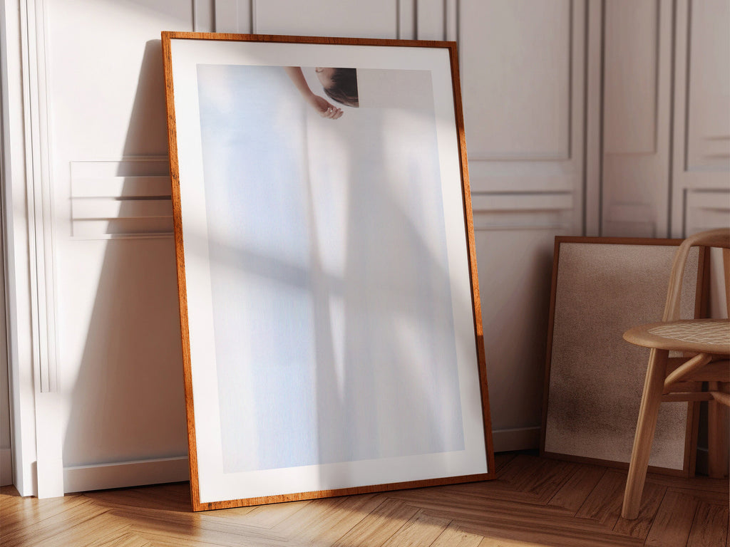 Surreal Minimalist Altered Blue Sky Clouds Photo Artwork – Feminine Wall Decor For Bedroom, Bathroom, Office | Untitled (236) Giclée Print