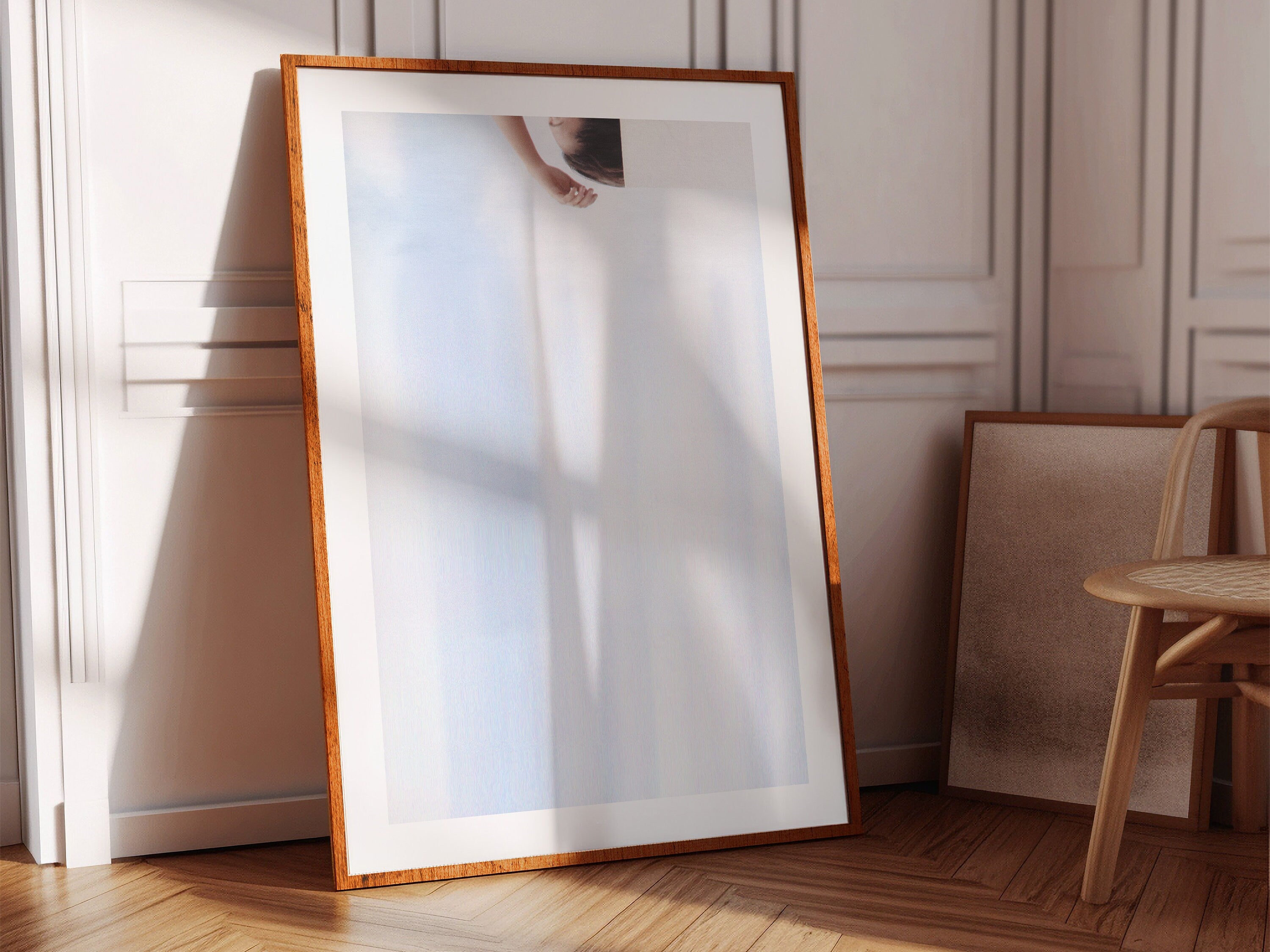 Surreal Minimalist Altered Blue Sky Clouds Photo Artwork – Feminine Wall Decor For Bedroom, Bathroom, Office | Untitled (236) Giclée Print