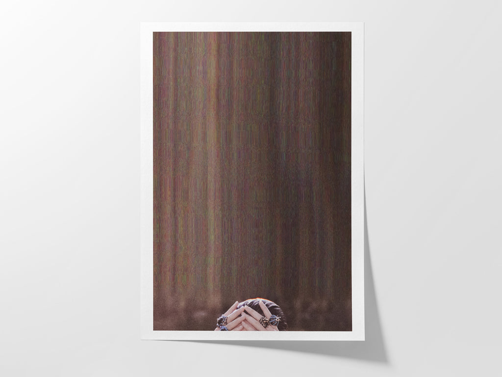 Brown Minimalist Modern Wall Art - Abstract Altered Photo Wall Decor for Living Room, Bedroom, Home, Office | Untitled (262) Giclée Print