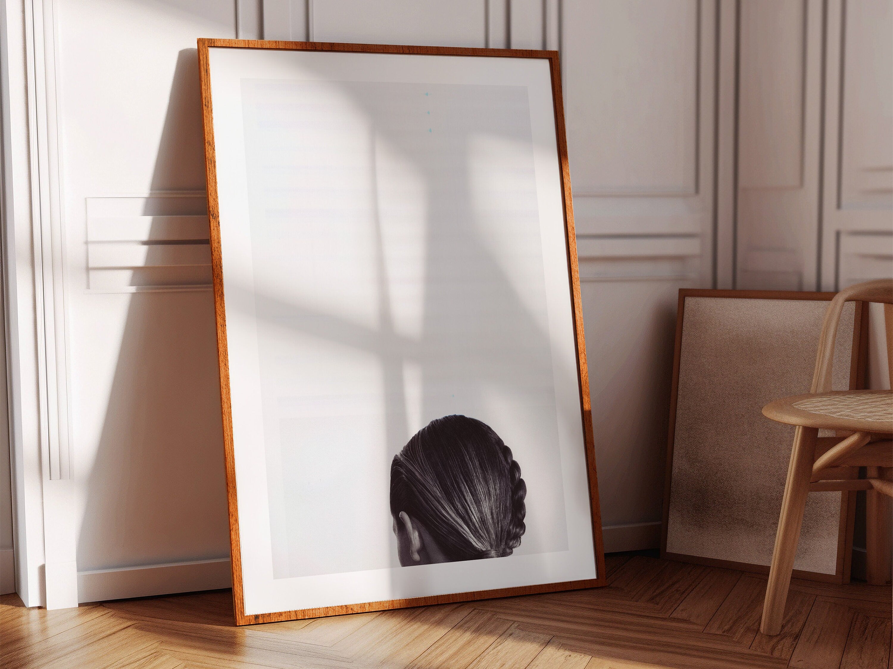 Altered Black and White Photo Glitch Wall Art - Sensual Modern Minimal Feminine Aesthetic - Above Bed Artwork | Untitled (263) Giclée Print