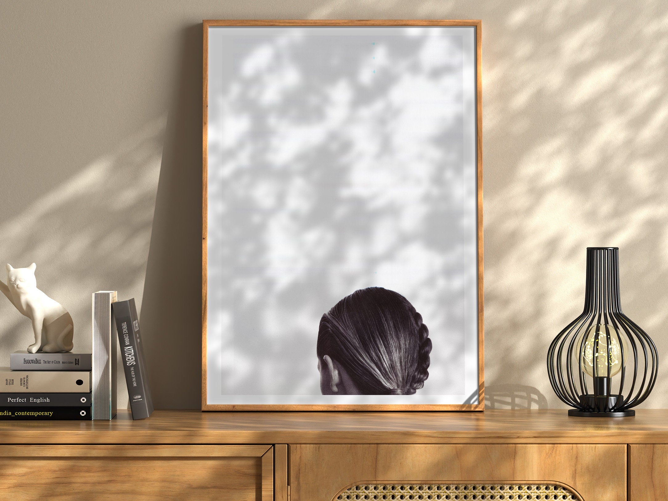 Altered Black and White Photo Glitch Wall Art - Sensual Modern Minimal Feminine Aesthetic - Above Bed Artwork | Untitled (263) Giclée Print