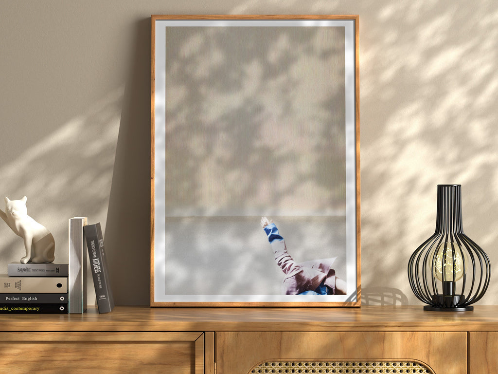 Surrealist Beige Tan Wall Art - Bohemian Neutral Minimalist Wall Decor for Home, Office, Bedroom, Bathroom | Untitled (266) Giclée Print