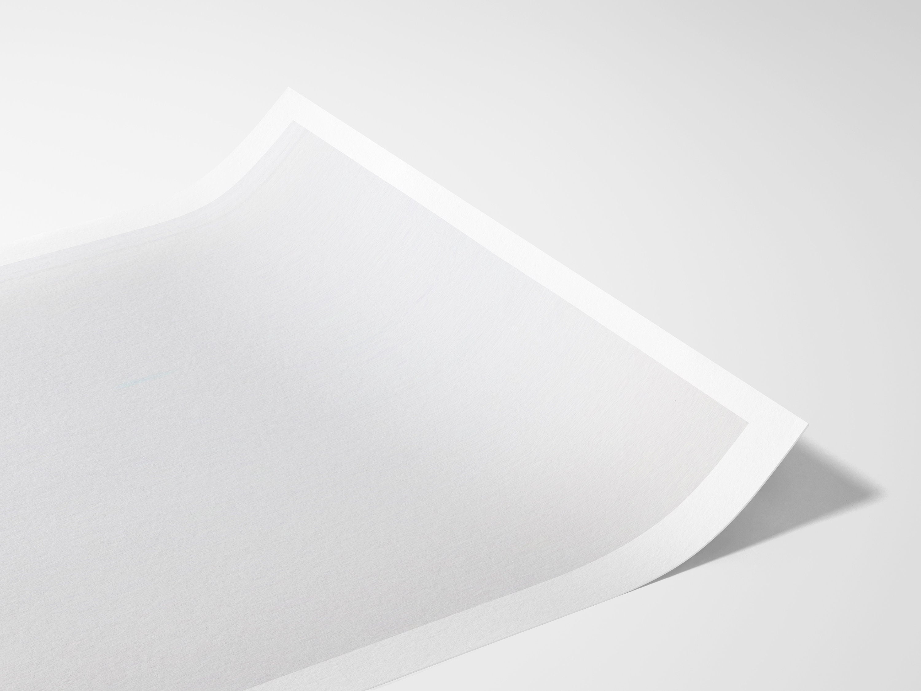 White Minimalist Glitch Photography Wall Art - Elegant Eclectic Home Decor for Living Room, Bedroom, or Office | Untitled (272) Giclée Print