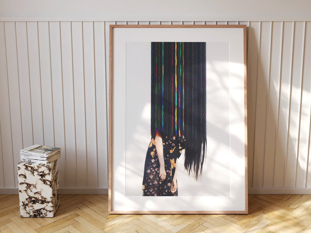 Dramatic Female Fashion Wall Art Print - Bold Stunning Art For Bohemian Living Room, Bedroom, Bathroom, Office | Untitled (277) Giclée Print