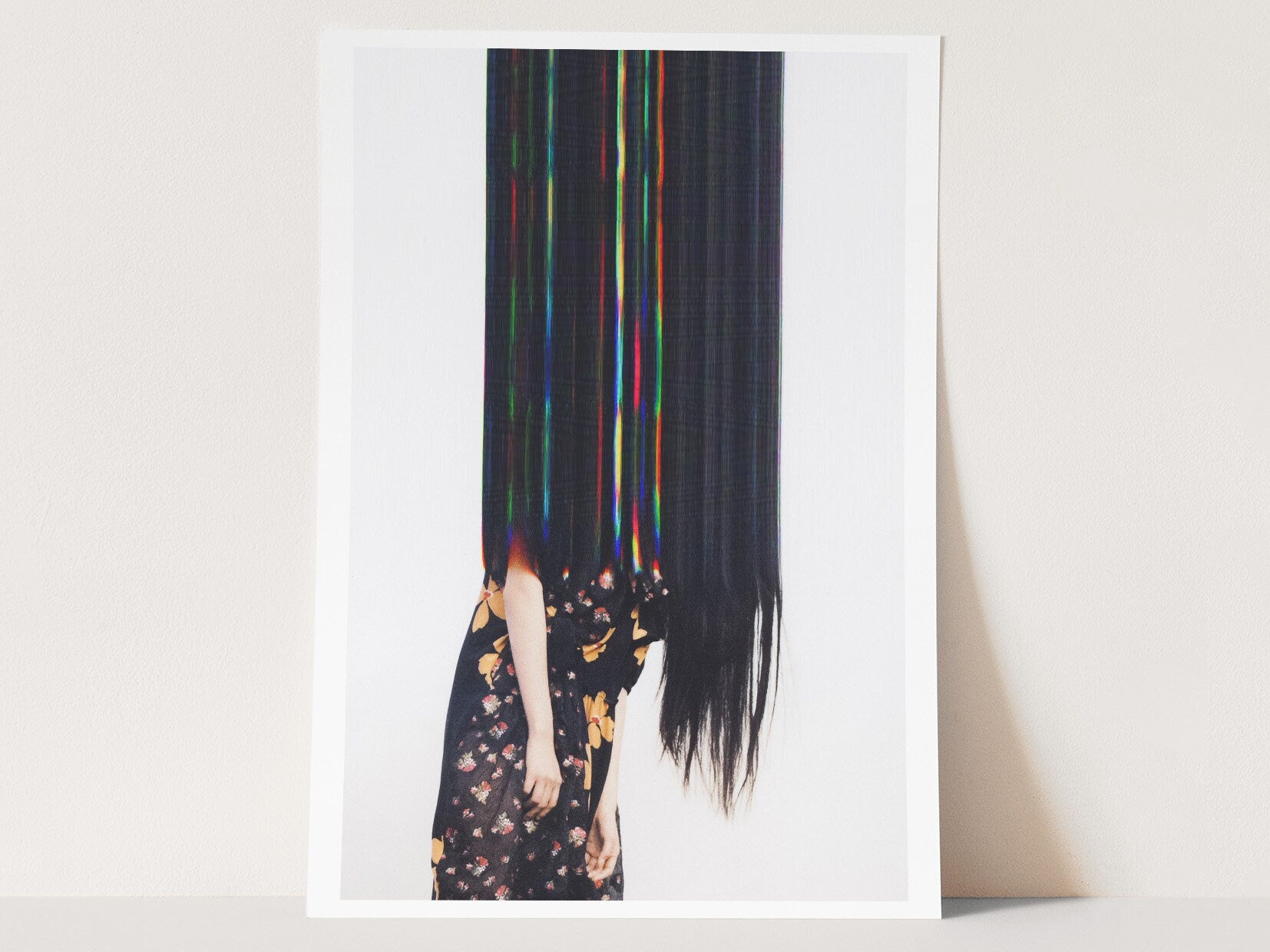 Dramatic Female Fashion Wall Art Print - Bold Stunning Art For Bohemian Living Room, Bedroom, Bathroom, Office | Untitled (277) Giclée Print