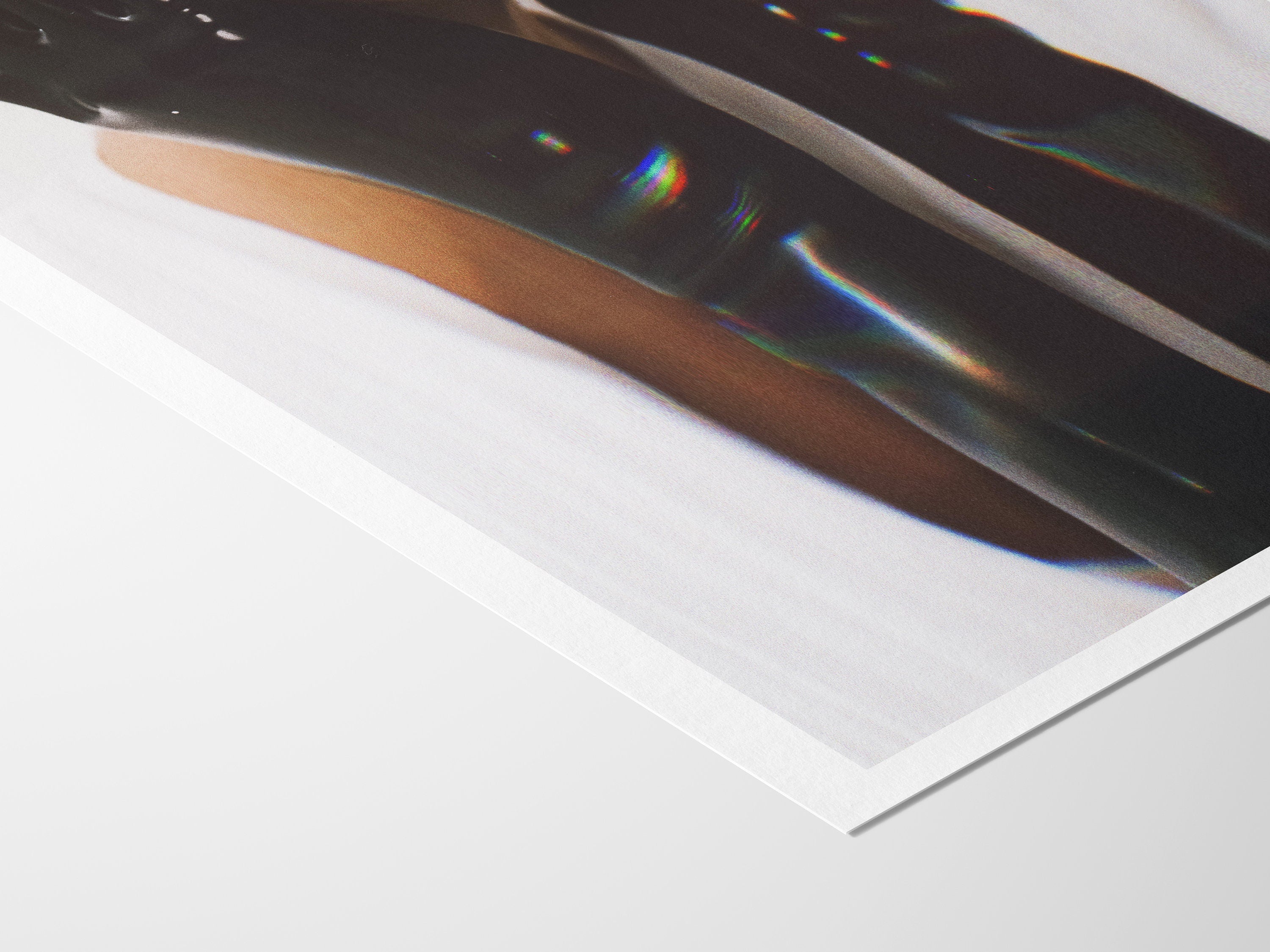 Altered Women's Portrait Wall Art - Unique Minimalist Vertical Glitch Photo Print - Eclectic Boho Home Decor | Untitled (282) Giclée Print