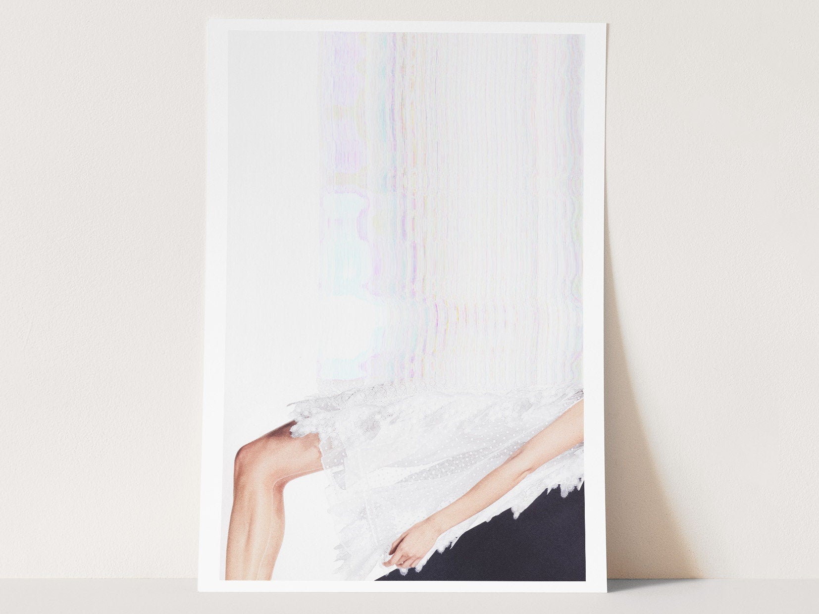 Black And White Surrealist Wall Art - Minimal Eclectic Aesthetic - Unique Wall Decor For Home, Office, Living | Untitled (293) Giclée Print