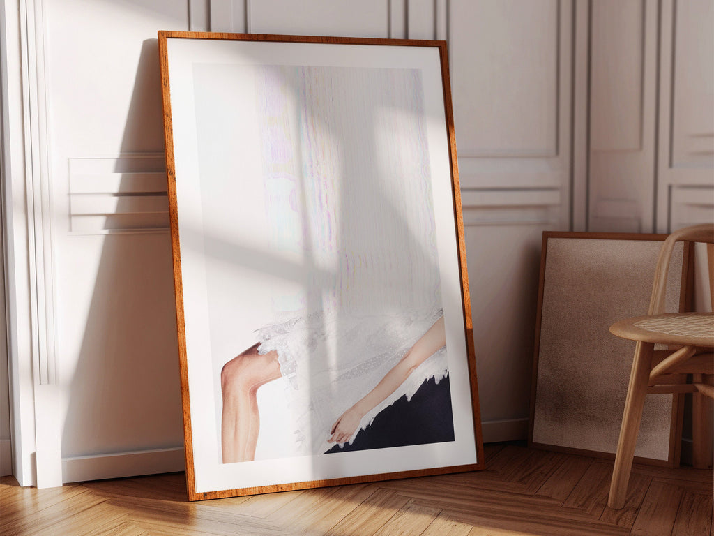 Black And White Surrealist Wall Art - Minimal Eclectic Aesthetic - Unique Wall Decor For Home, Office, Living | Untitled (293) Giclée Print