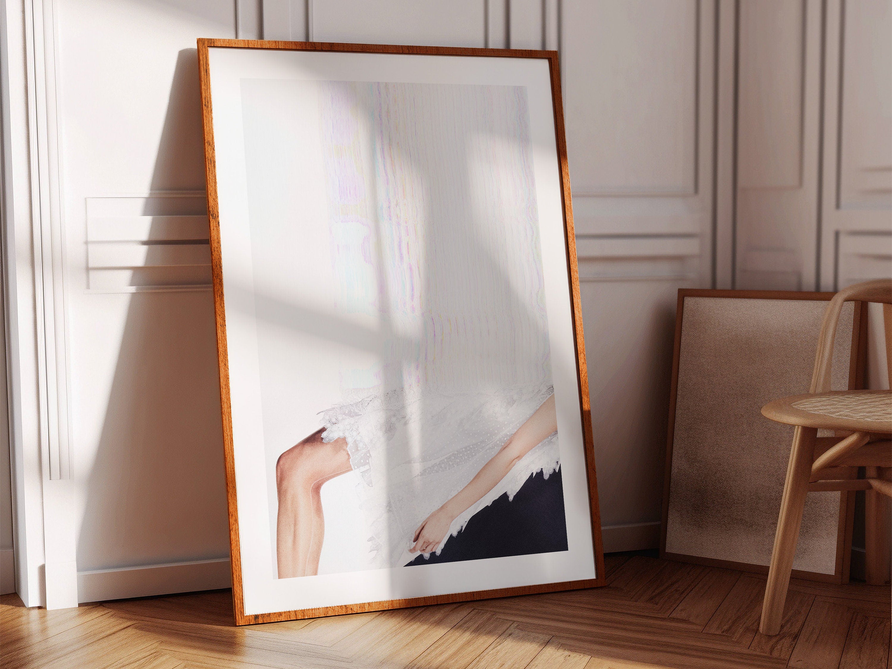 Black And White Surrealist Wall Art - Minimal Eclectic Aesthetic - Unique Wall Decor For Home, Office, Living | Untitled (293) Giclée Print