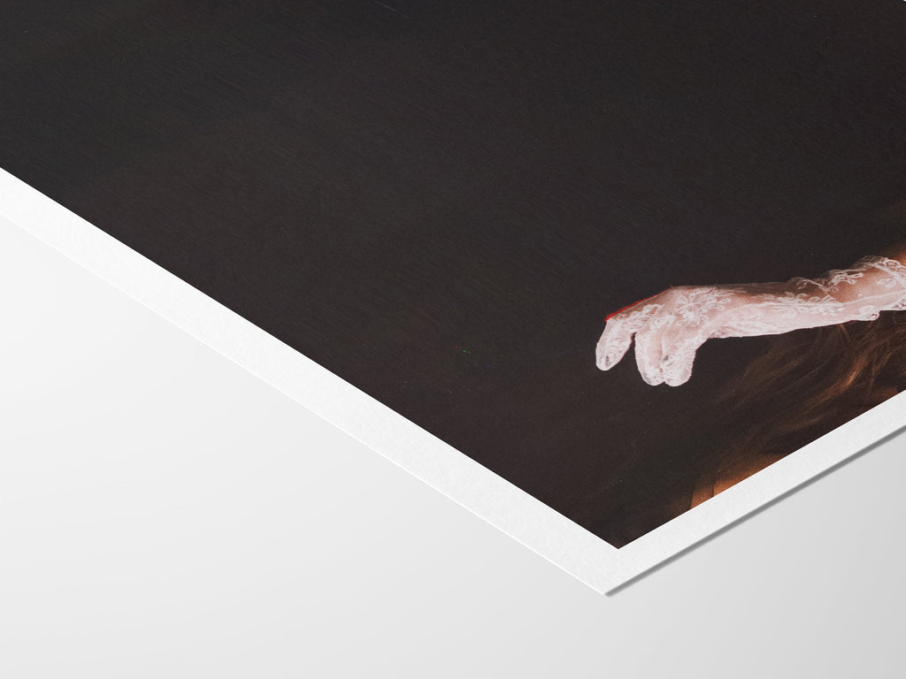 Beautiful Minimal Black And White Wall Art Print | Elegant Dark Decor for Living Room, Bedroom, Office, Dining | Untitled (295) Giclée Print