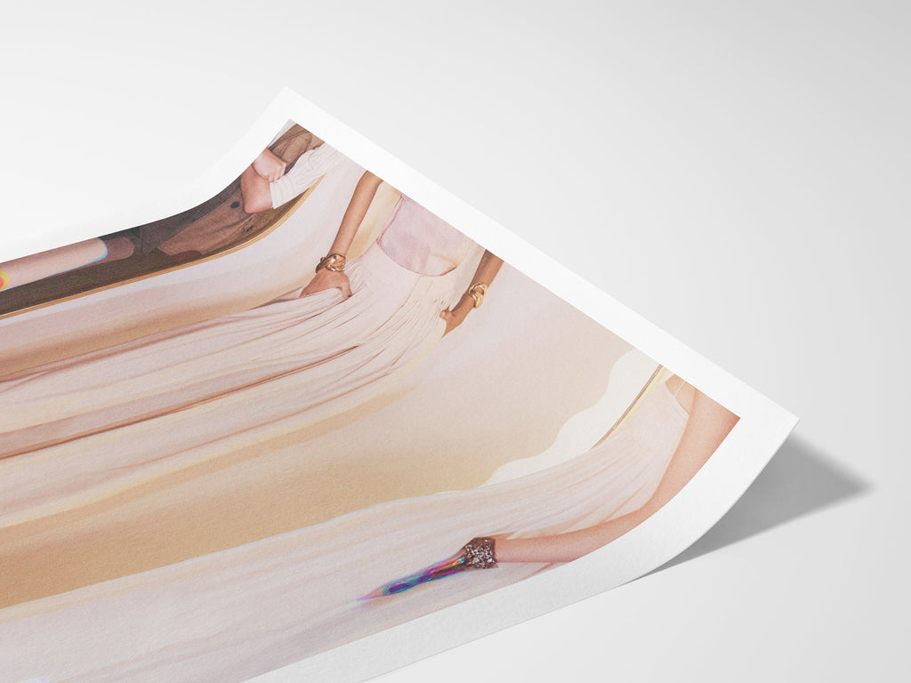 Classy Fashion Abstract Wall Art Print - Unique Feminine Home Decor for Living Room Bedroom, Bathroom, Office | Untitled (307) Giclée Print